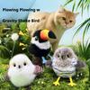 Bird Automatic Cat Toy Simulation Bird Chirping Flying Cat Interactive Toy Rechargeable Touch Activated Pet Toy Cat Supplies