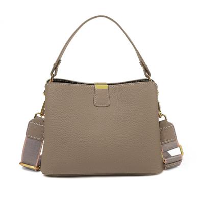 [imeetu] Women's 3-Way Shoulder Bag, Premium Genuine Leather, 3-Compartment Design, Handbag, Crossbody Bag, Shoulder Bag, Handbag, High-Quality Look,