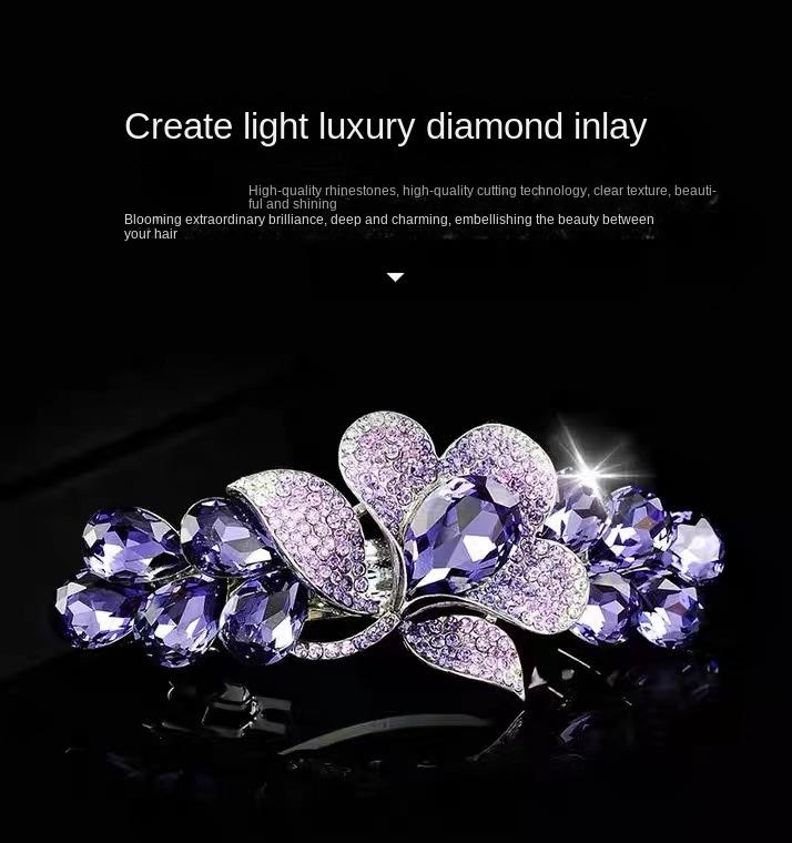 

Високоякісна жіноча заколка для волосся зі стразами