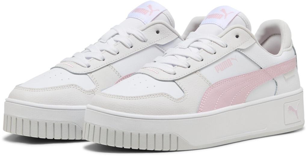 Кроссовки Puma Carina Street Women puma white/rose mauve/feather gray