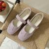 IPPEUM Mary Janes for Women Ballet Flat Shoes 2025 Square Toe Soft Pumps Ballerina Shoes