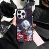 A-Arlecchino G-Genshin Impact   Phone Case For iPhone17,16,15,14,13,12,11 Plus,Pro Max Colored Silver Plated Inside Cover