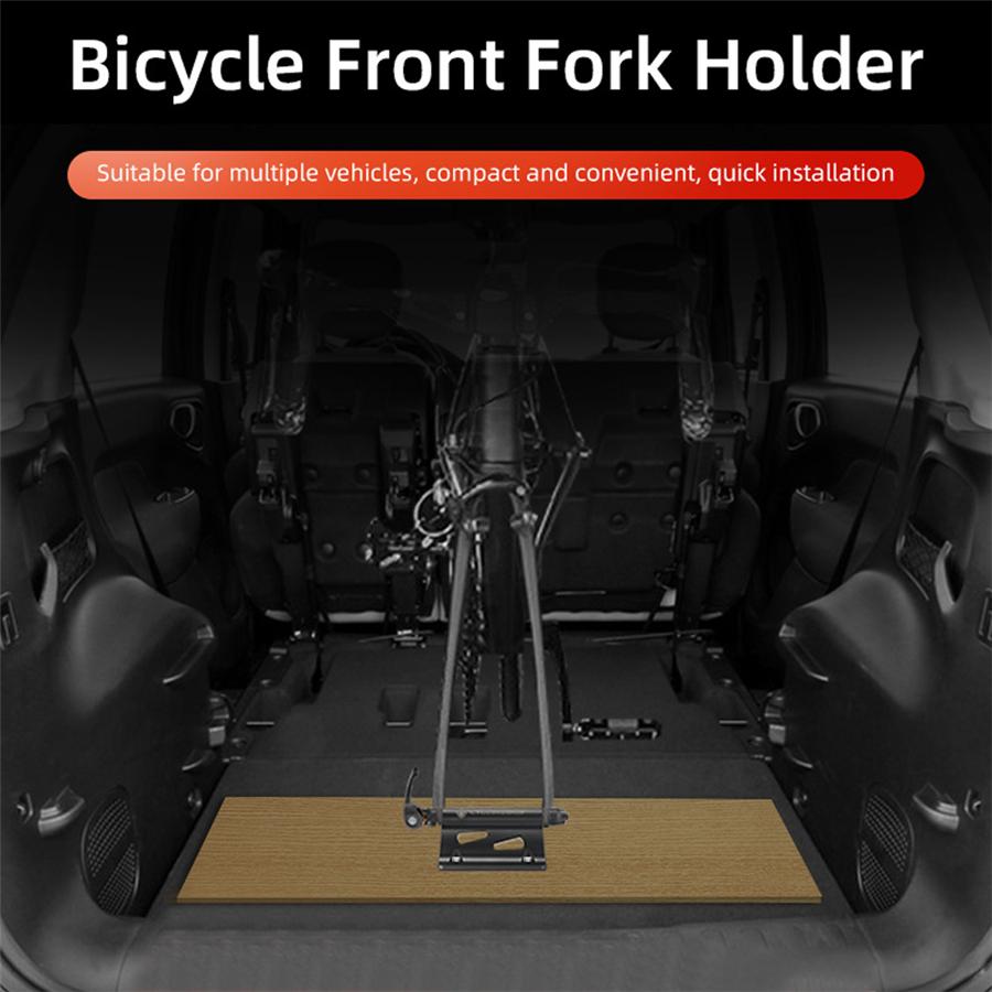 CNC Mountain Road Bikes Block Fork Mount MTB BMX Bicycle SUV CAR Truck  Mount Rack