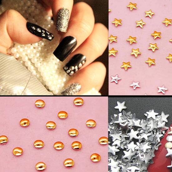 Nail Art Lightweight Operate Easily Resin Crystal Rhinestones Nail Set for Daily Use