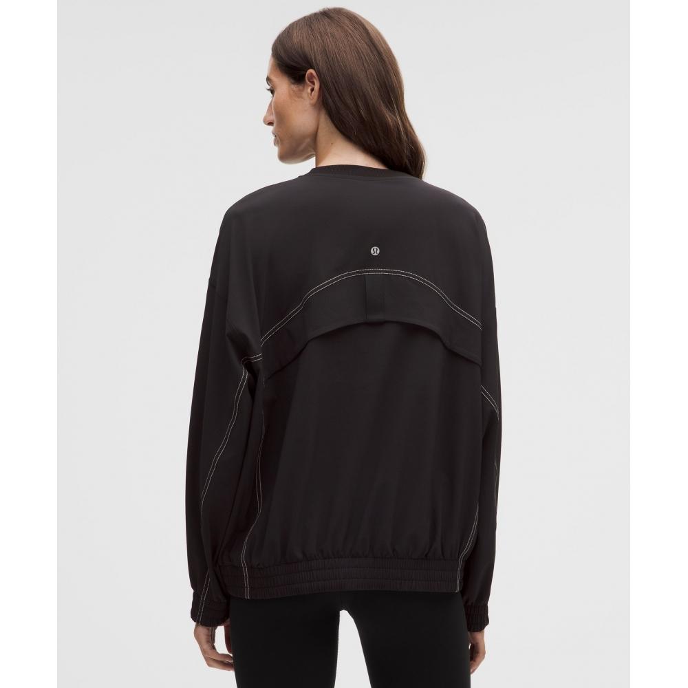 Lullulemon Define Oversized Pullover *Swift Blk Ltiv