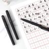 BAOKE Large Capacity Black Gel Pen 6-Pack