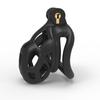 1pc Male Penis Cage Lock Chastity Cage With Lock & 4 Rings Resin Virginity For Men Breathable Cock Ring