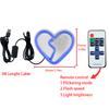 Car interior LED lights, Car window neon interior decoration lights,glowing heart atmosphere lights USB wiring ambient lighting