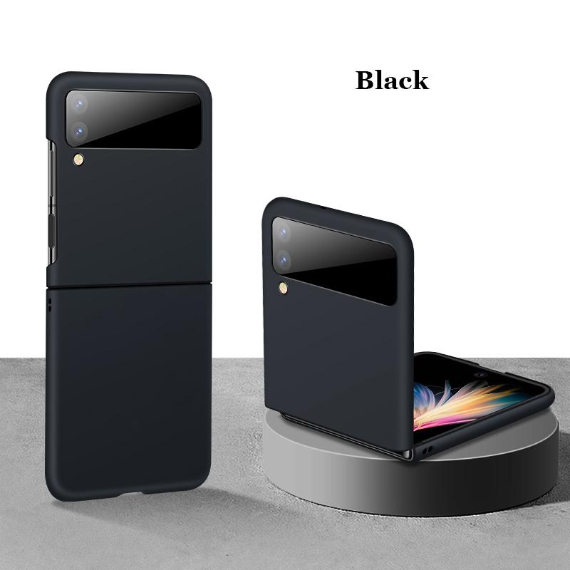 

Ультратонкий матовый чехол для ПК с защитой от отпечатков пальцев для Samsung Galaxy W22 W23 W24 Z Flip 5 4 3 Flip5 Flip4 противоударная задняя крышка протектор Z Flip3 5G чёрный