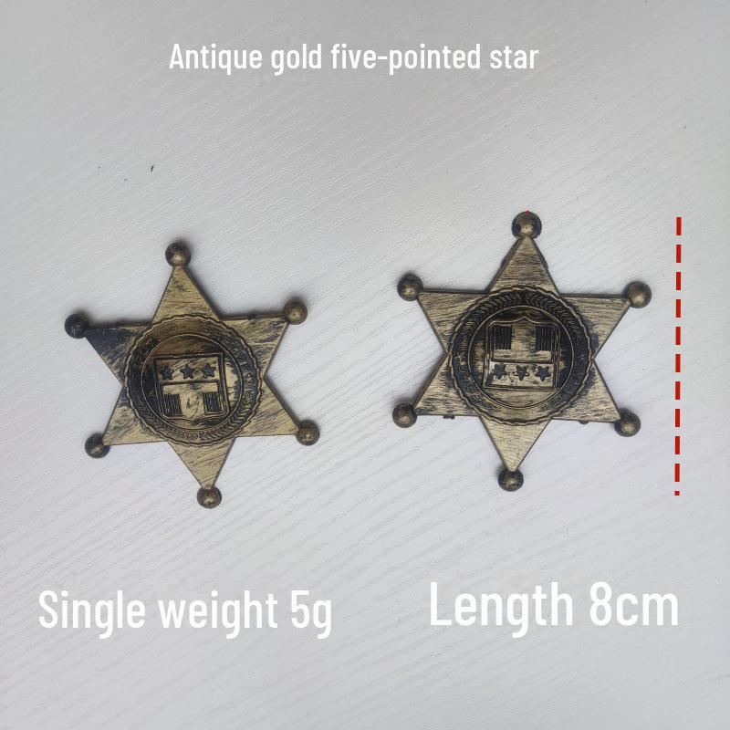 

Набор игрушек «Ковбой»: Шляпа, шарф, револьвер и кожаная кобура One Size