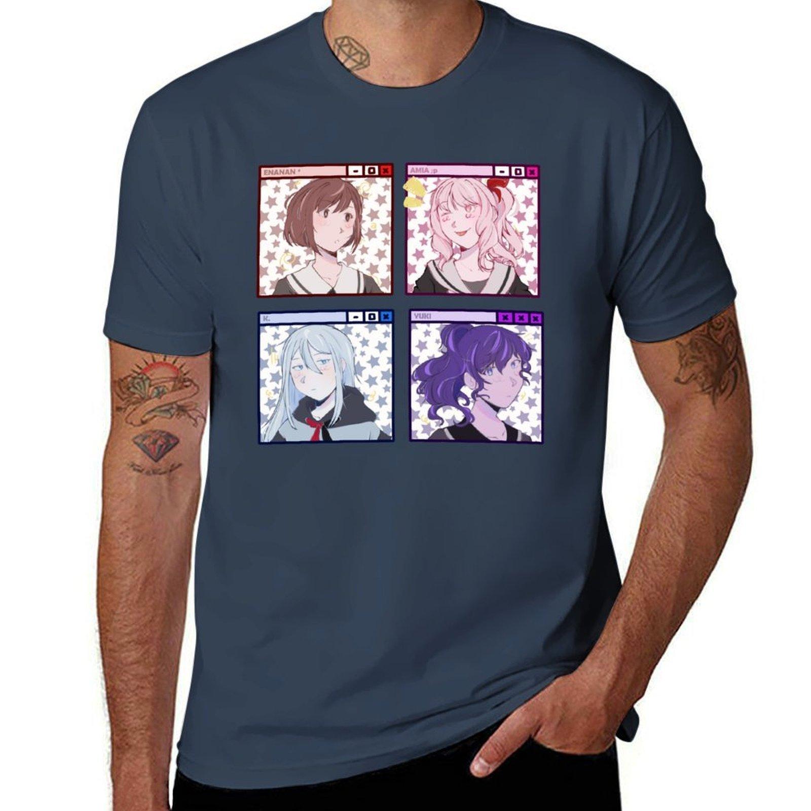 

nightcord at 25 T-shirt and totebag from project sekai including ena/kanade/miuki and mafuyu T-Shirt S