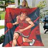 Slam Dunk Anime tegneserie mykt plysjteppe,flanellteppe Dyneteppe for stue soverom Sengesofa Pikniktrekk Bettdecke