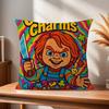 Classic Chucky Horror Movie   Pillow Cover for Bedroom Room and Living Room Sofa Decorative Cushion Cover