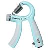 Rubber Coated Fitness Adjustable Size - Finger Count Exerciser Hand-Muscle Developer Spring Grip