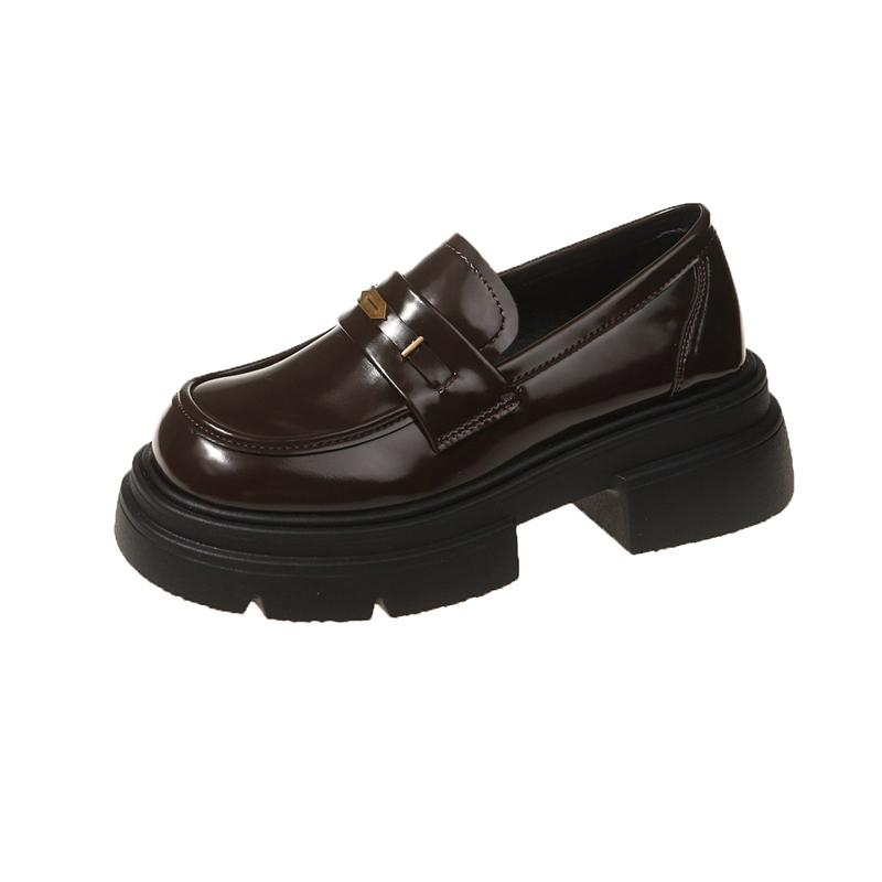 

Мода 2024 Весна Осень Женские Элегантные Туфли Мэри Джейн с Круглым Носком, Устойчивые к Износу, Модные, с Мелким Квадратным Носком и Толстым Высоким Каблуком 40 коричневый