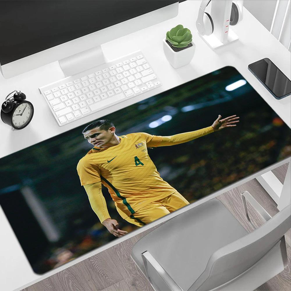 Soccer Player Victory. Gaming Mouse Pad Desk Mat Study Desk Mat Non-Slip Rubber Base Perfect Gift for Gamers