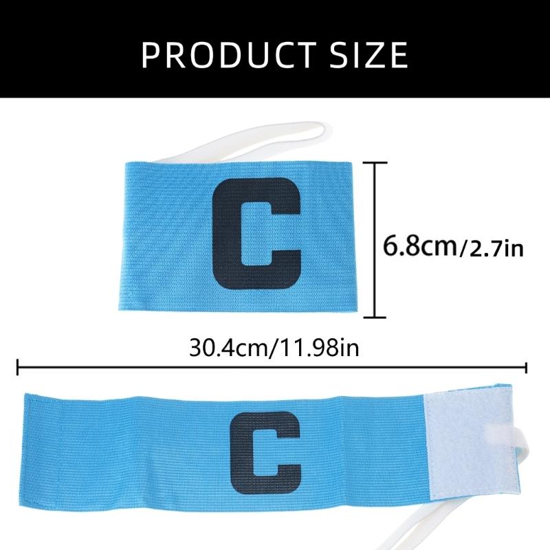 Soccer Football Captain Armbands Adjustable Outdoor Sports Captain Arm Bands Game Leader Armband for Many Sports