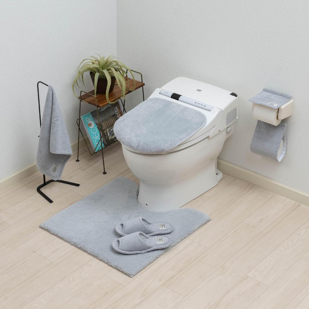 Senko Cushioni 3 Toilet 60 x 60 70043 [BB Collection] Mat, Approx. cm, Gray,