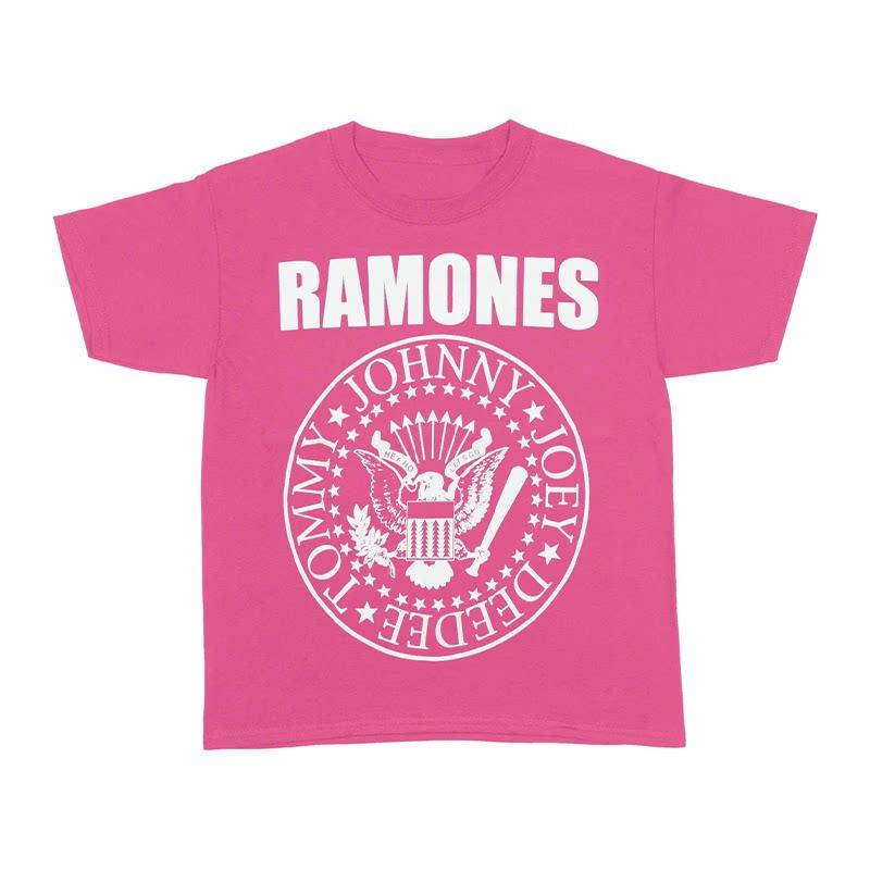 ZX Ramones American Legendary Punk Band Casual Tshirt Mens and Womens Luxury Band Brand M