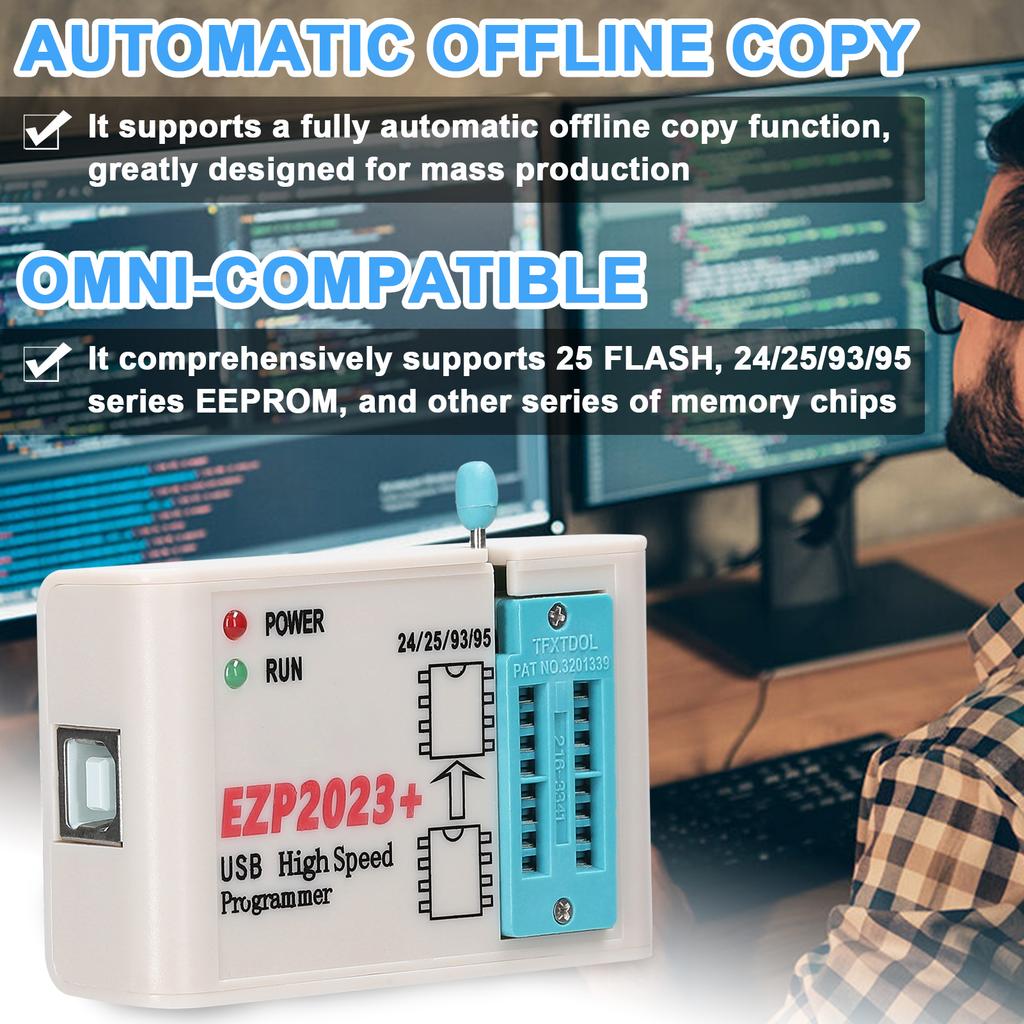 Hochgeschwindigkeits-Programmierer Haushaltsgeräte-Reparatur Produkt F&E Brenntest-Chip mit USB2.0-Schnittstelle Unterstützung PC-Software und Programmierer-Firmware-Upgrade