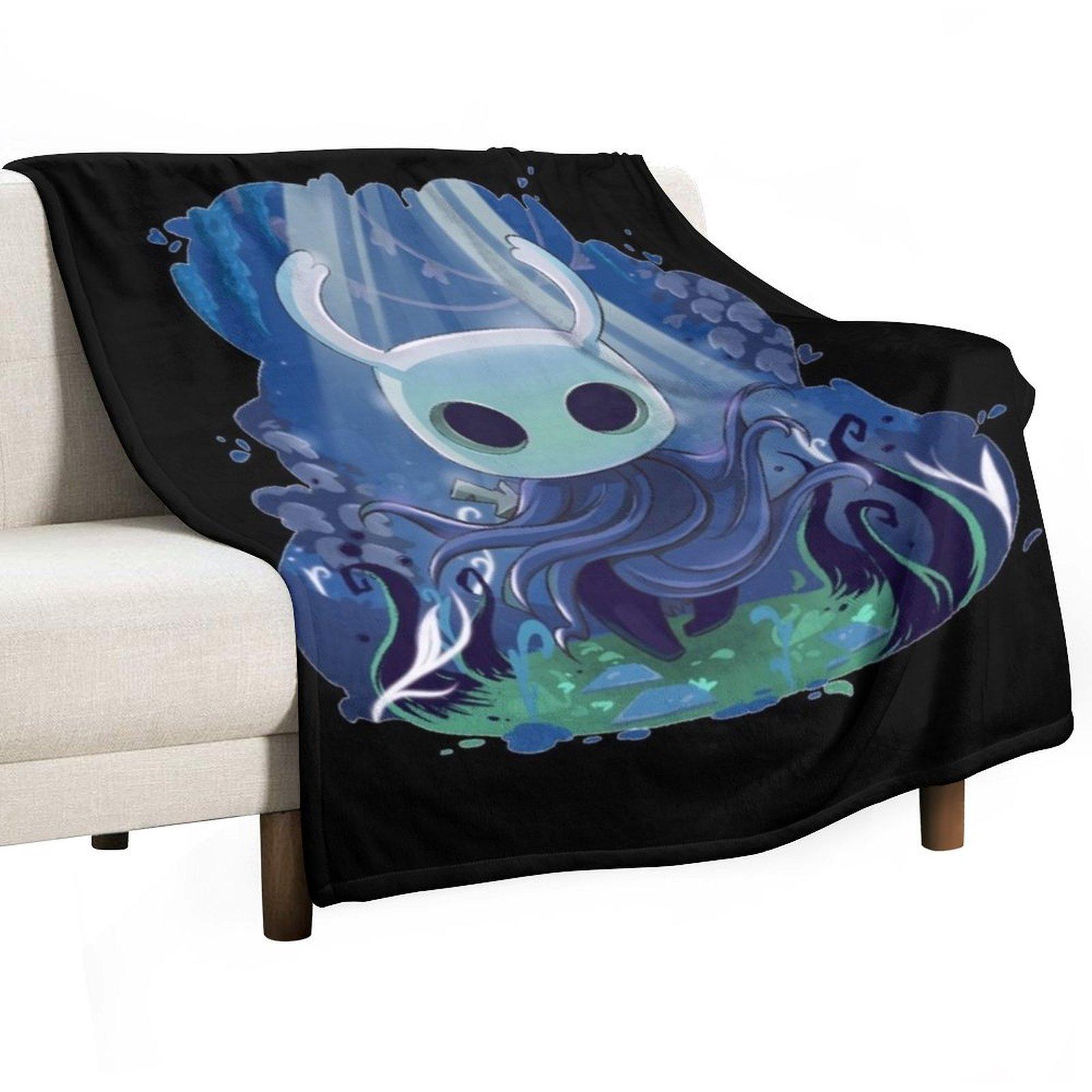 Hollow Knight - Пледовое одеяло Рыцарь Ретро Одеяло Мягкие пледы для дивана 30x40in