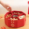 Multi-layered Spring Festival Nuts Tray Octagon Dried Fruits Plate  Living Room