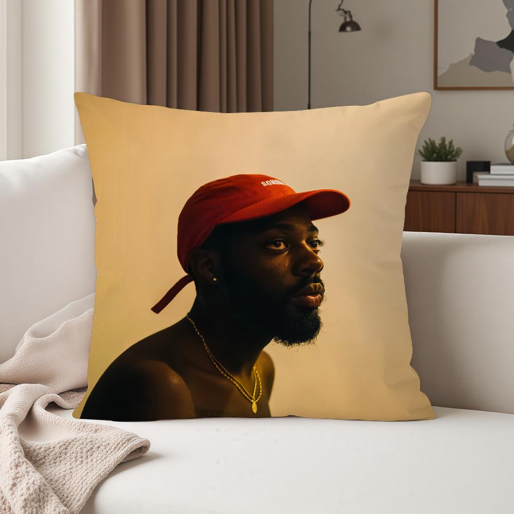 B-brent Faiyaz Wasteland Musik Kissenbezug Geeignet Für Schlafzimmer Wohnzimmer Autos Heimdekoration