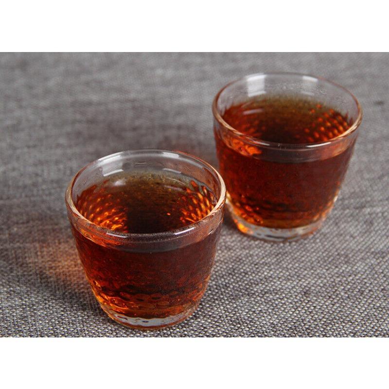 2003 Исландский чай Tribute Чай Пуэр Китайский чай Старое дерево Золотой бутон Шу Пу — фото 9