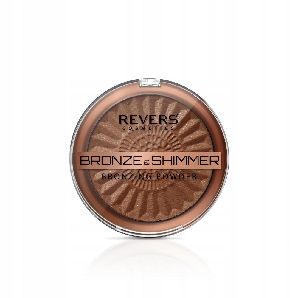 Revers bronze & shimmer 01 - brązujący puder z rozświetleniem 9 g
