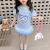 Girls Summer Short Sleeve Hoodie Dress Princess Casual Dress