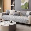 Simple Winter Sofa Cushion Winter Dutch Fleece Short Plush Seat Cushion Cushion Cover Towel Sofa Cover Non-Slip Thickened