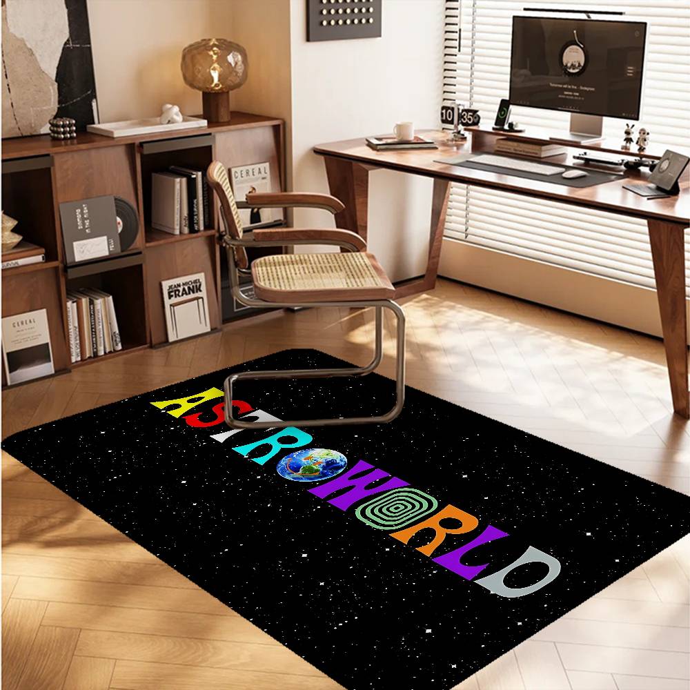 T-Travis S-Scott Astroworld Floor Mat Cheaper Anti-slip Modern Living Room Balcony Printed Bedside Mats