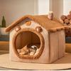 Cuccia Pieghevole per Animali Domestici Rimovibile Lavabile Cuccia per Gatti Grotta per Cuccioli Divano Letto per Animali Domestici Casa per Cani Extra Piccoli e Gatti Piccoli e Medi NUOVO