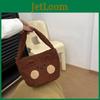 Chic Miniature Plush Shoulder Bag Featuring Cute Bear Design Ideal For Daily Use