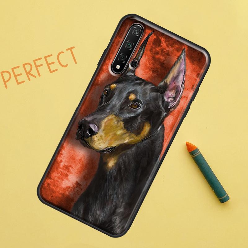 

Dachshund Doberman Dog For Huawei Nova 8i 12i 11i 12s Y73 Y72 Y61 Y91 Y90 Y70 Y60 9 10 SE P30 P40 Lite P60 Pro Case Huawei Nova Y72
