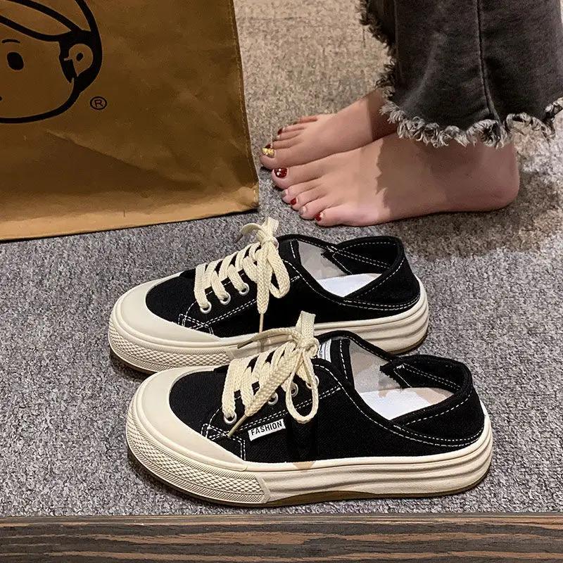 Fashion Casual Trends 2025 Offer High On Platform Ladies Footwear Round Toe Offers Y2k Fashion Korean Designer Luxury Women's Shoes Sale