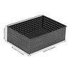 Rolling Trolley,File Storage Drawer Carts,2 Drawers Offices Cart with Wheels 44.09 Lbs Carbon Steel Free Standing for Bed Rooms