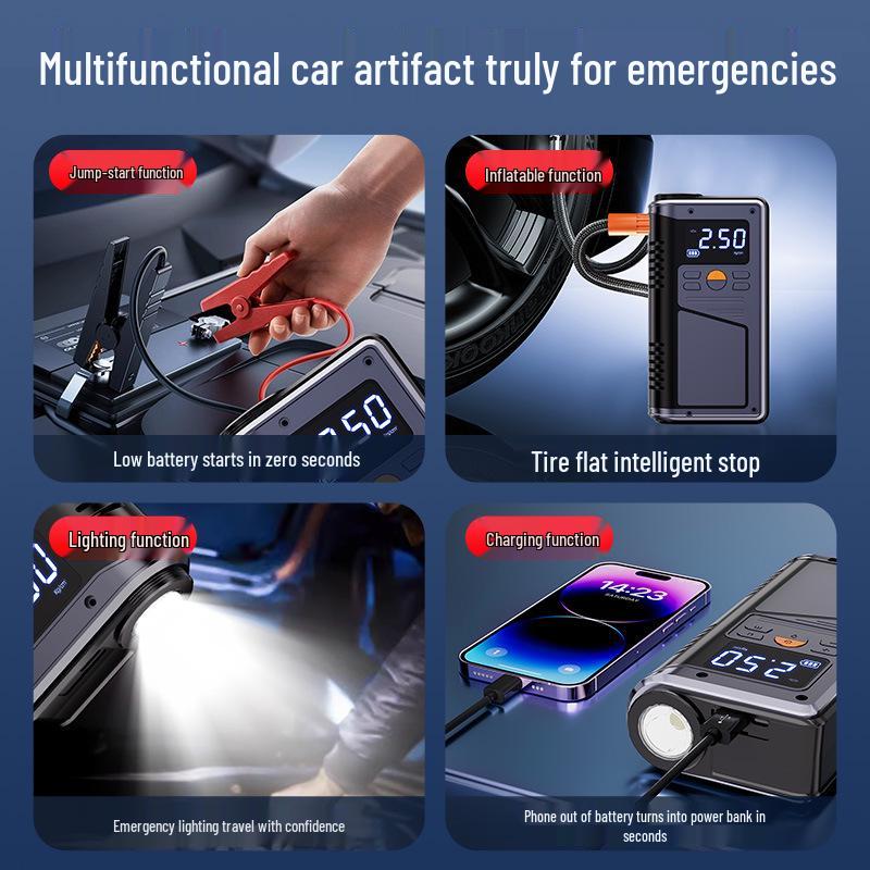 Compact Car Jump Starter & Power Bank for Emergencies