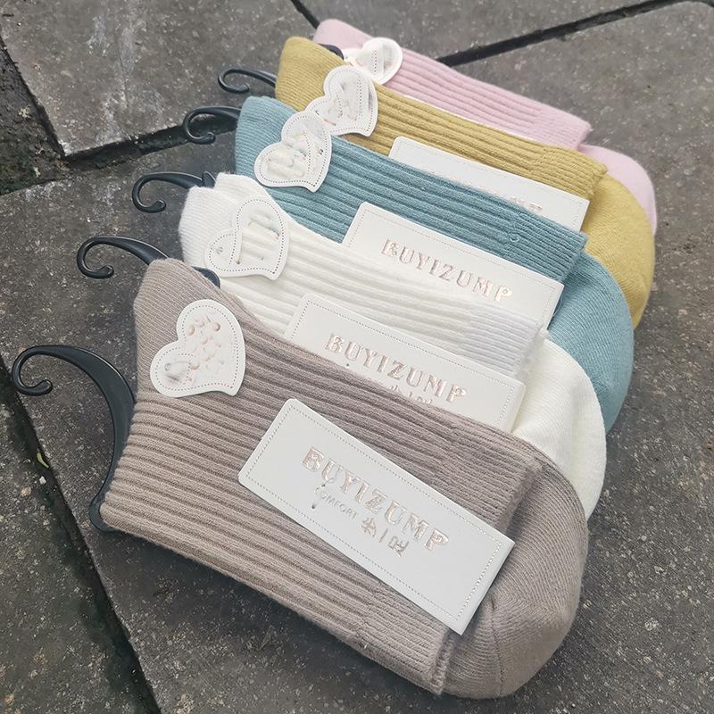 Winter Anti-Pilling Dicke Baumwollsocken für Herren & Damen – Warm, Strapazierfähig, Unifarben