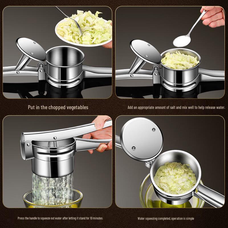 Xiyao 304 Stainless Steel Multi-functional Manual Juicer & Masher