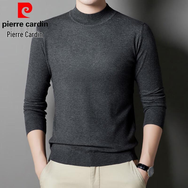 Pierre Cardin Men's Slim Fit Half-High Collar Knit Sweater