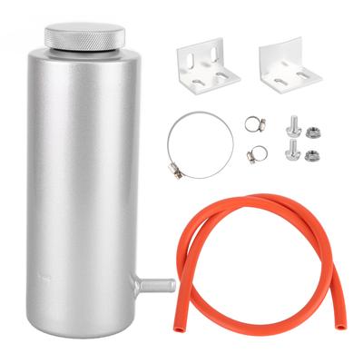 Depósito de expansión de refrigerante de radiador de aluminio 80 ml Depósito de desbordamiento Automóvil Universal