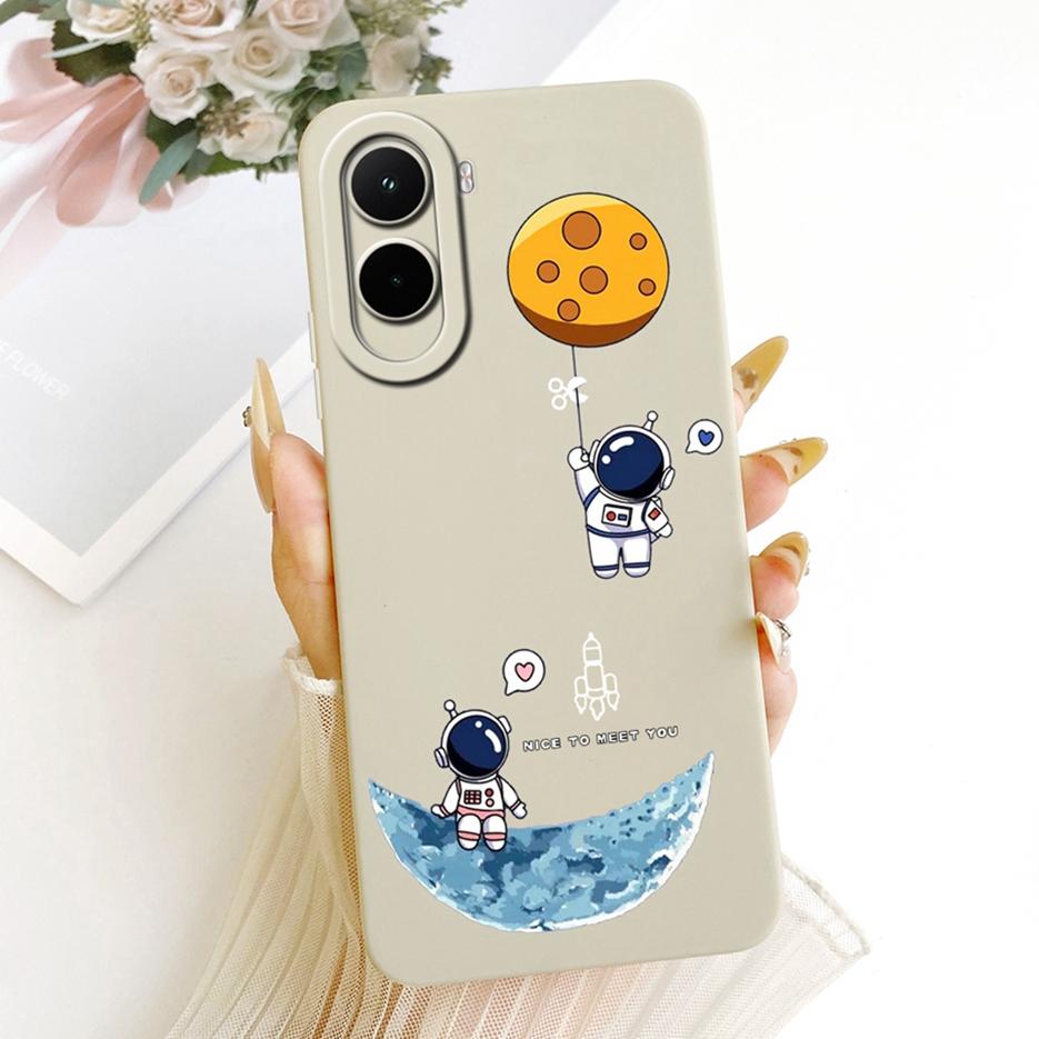 For Xiaomi Poco M7 4G Case Cute Dinosaur Astronaut Painted Cover Soft Silicone Phone Case For Xiaomi Poco M7 Plus M7Plus 5G Bags