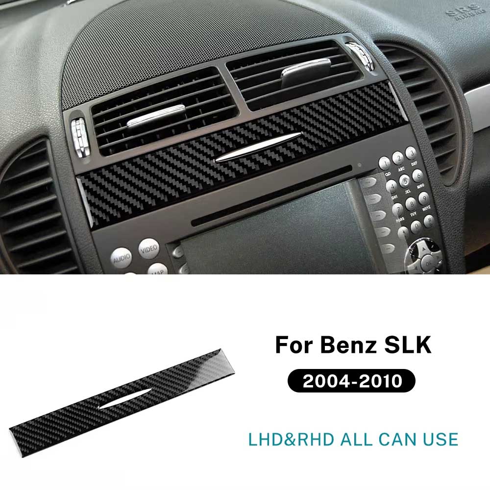 

Для Mercedes Benz SLK R171 2004 2005 2006 2007 2008 2009 2010 Аксесуари для центрального повітроводу Наклейка з обробкою з м якого вуглецевого волокна