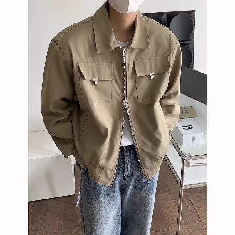 J152 Black-Khaki Double Layer Jacket (Thick Composite Fabric) P38 M-3XL