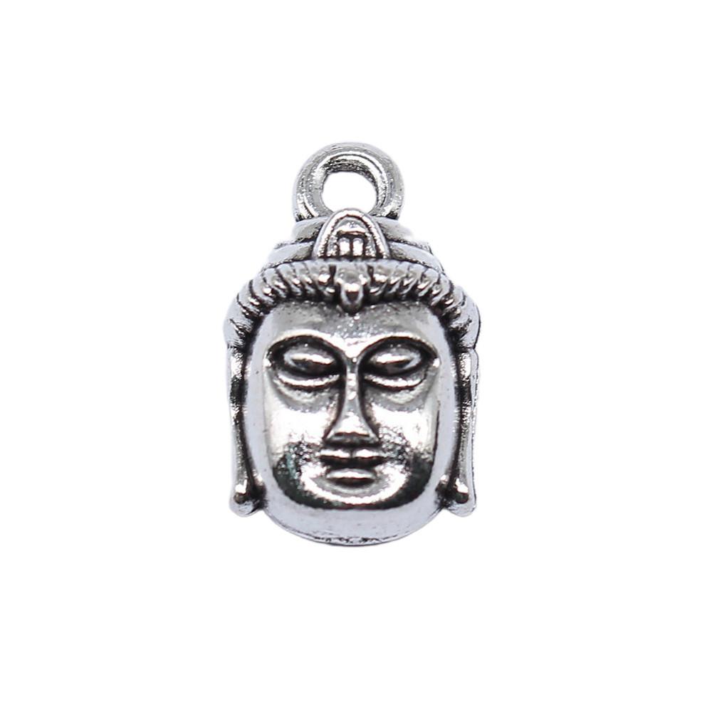 Buddha Statues Charms Multi Color Alloy Pendants For Spiritual Zen Jewelry Making