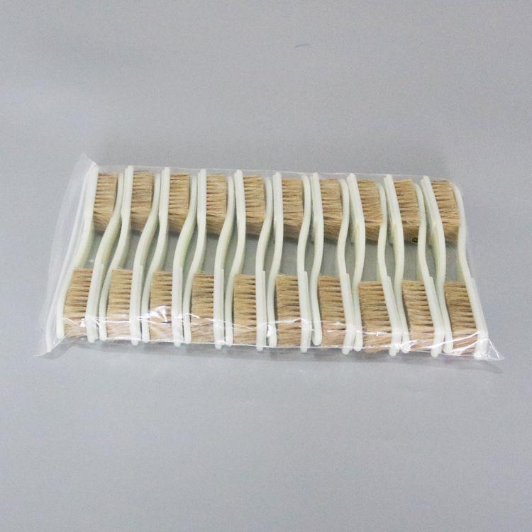 Nano Antique Brush Set: 4 & 6 Row Boar Bristle with Nylon Steel Wire for Patina Finish
