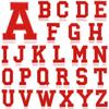 Big Red English Letter Embroidery Cloth Sticker 8Cm Letter Patch Sticker Bag Decoration Full Of Embroidery Computer Embroidery Chapter Boy