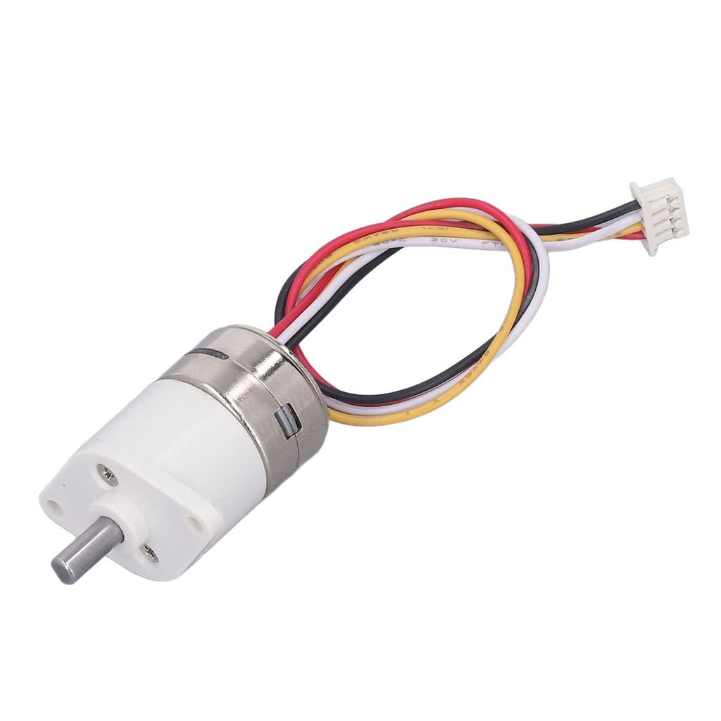 Micro Stepper Motor Brushless High Torsion Slow Speed Electric Gearbox DC 12V 2 Phase 4 Wire Metal Gear