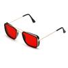 Stylish Sun Glasses Korean Version Glasses European and American Metal Small Square Frame Vintage Square Sun Glasses UV Protection